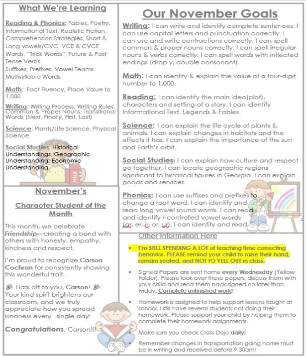 November Newsletter pg 2